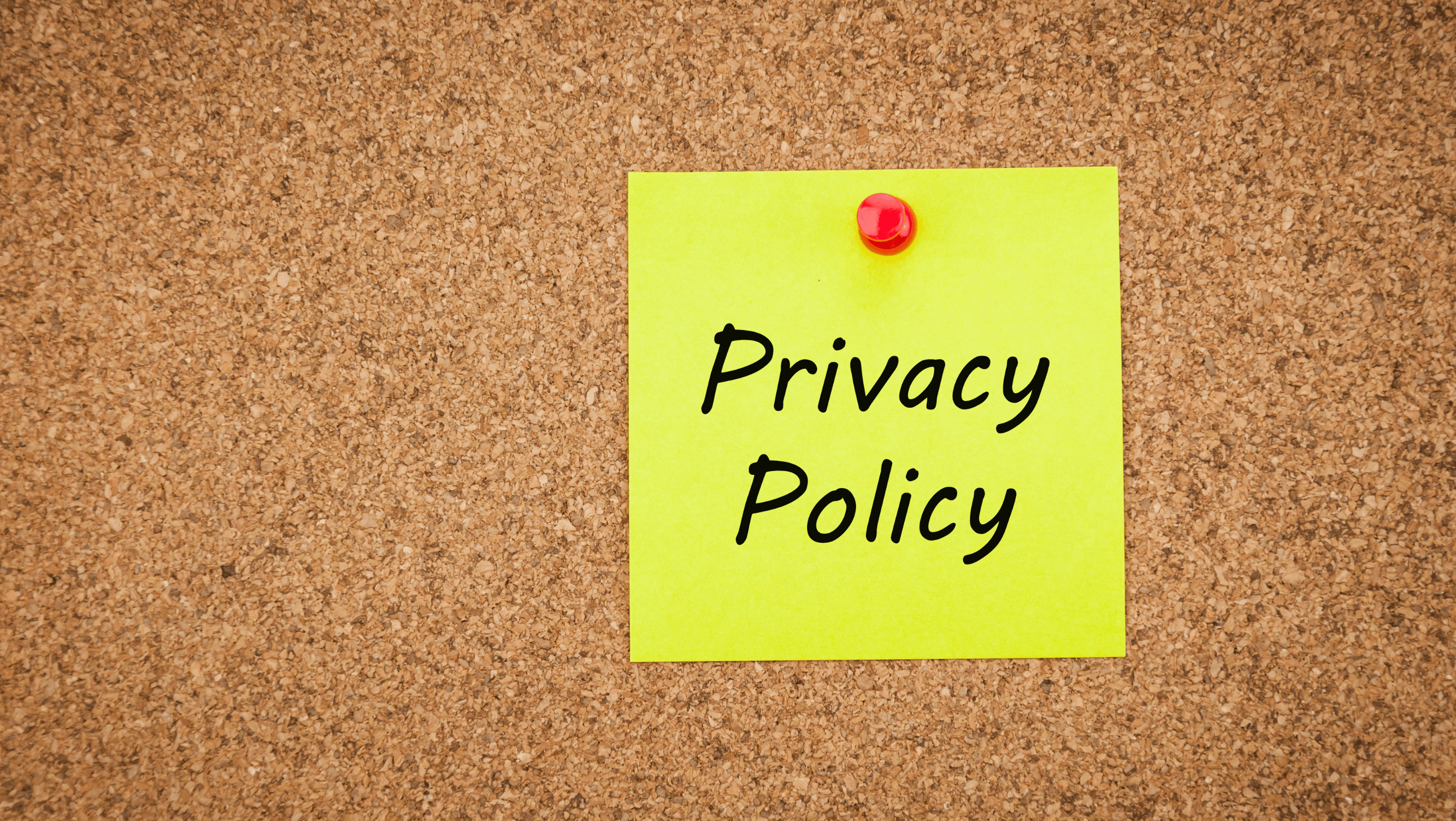 privacy policy note