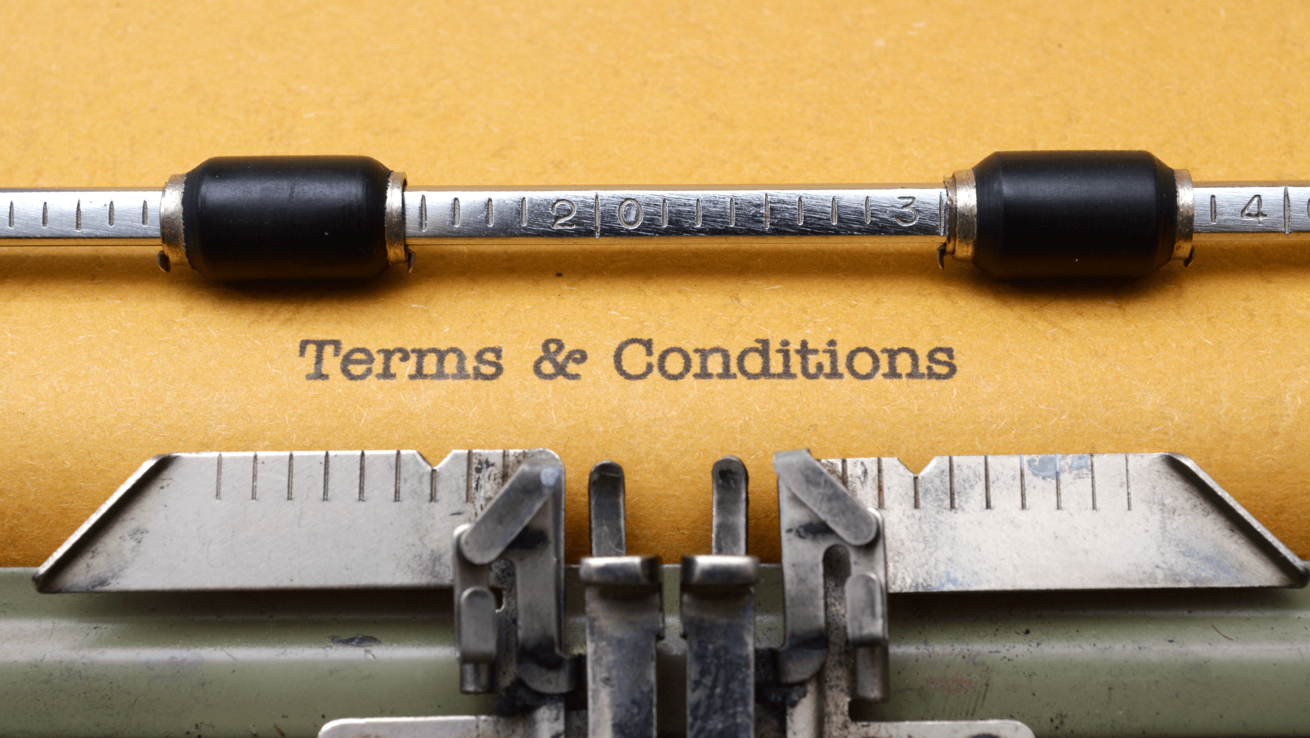 terms and conditions